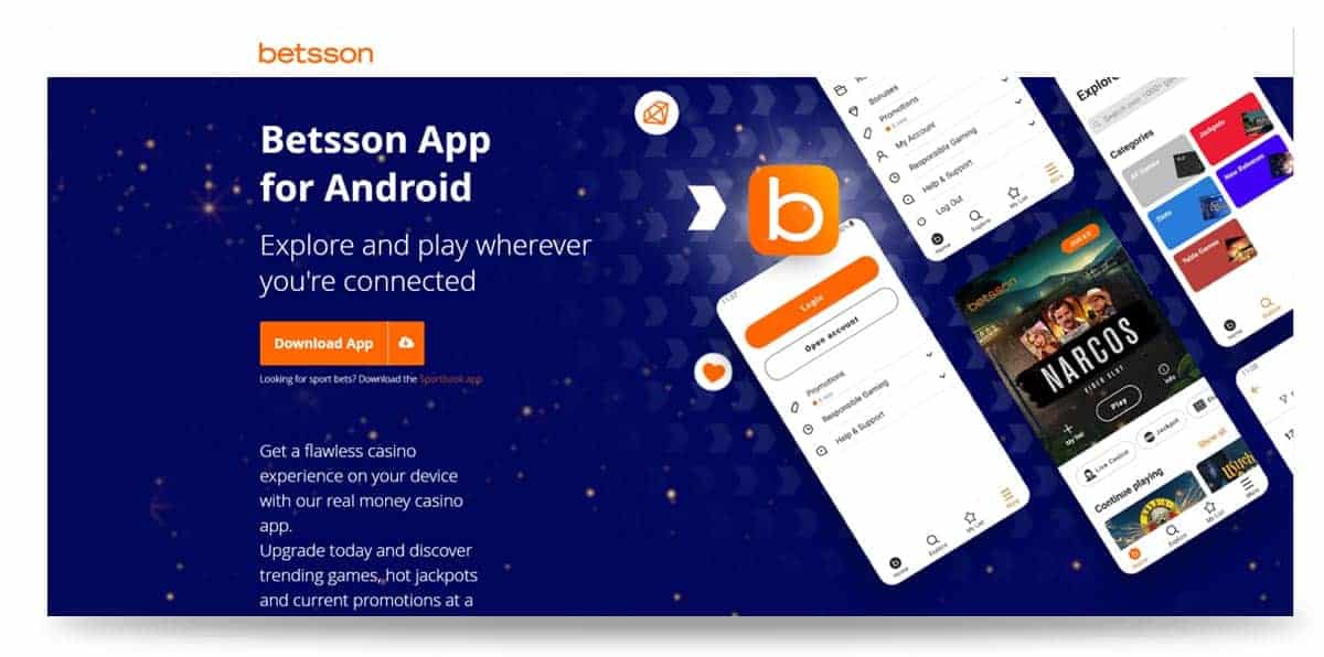 Tienda de aplicaciones betsson