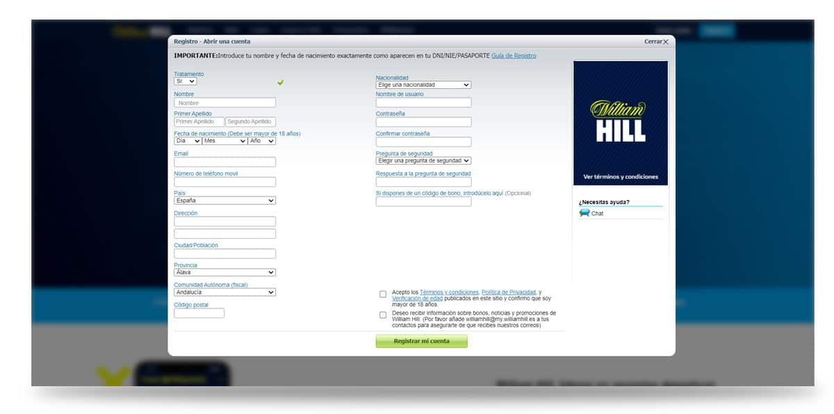 williamhill registro