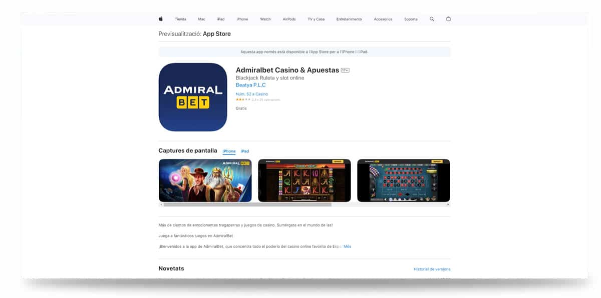 Admiralbet App