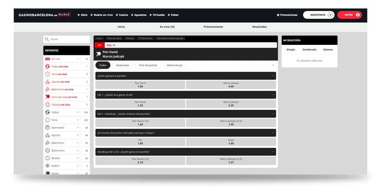 Casino Barcelona apuestas en directo