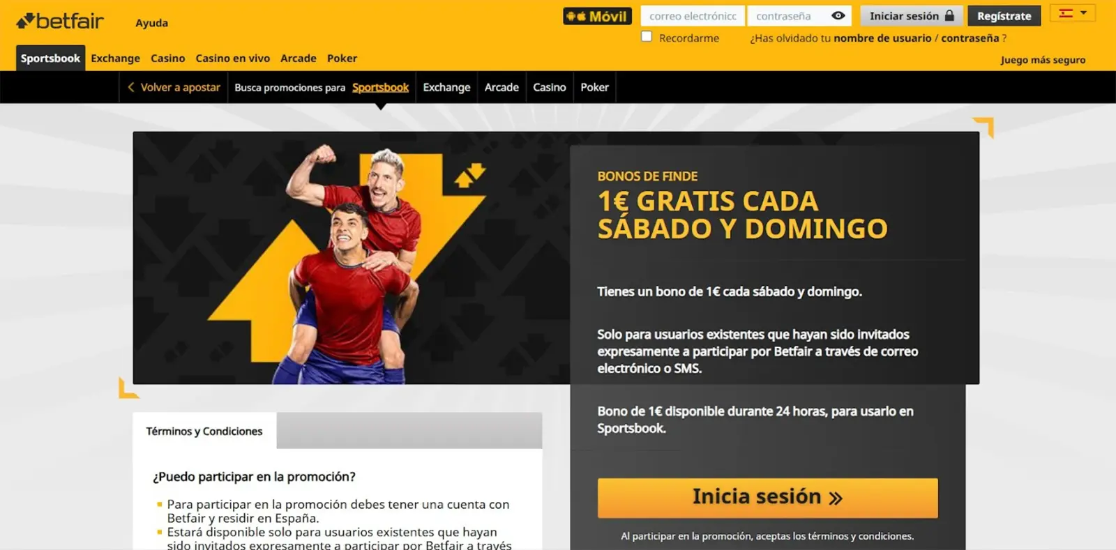 Betfair Bonos