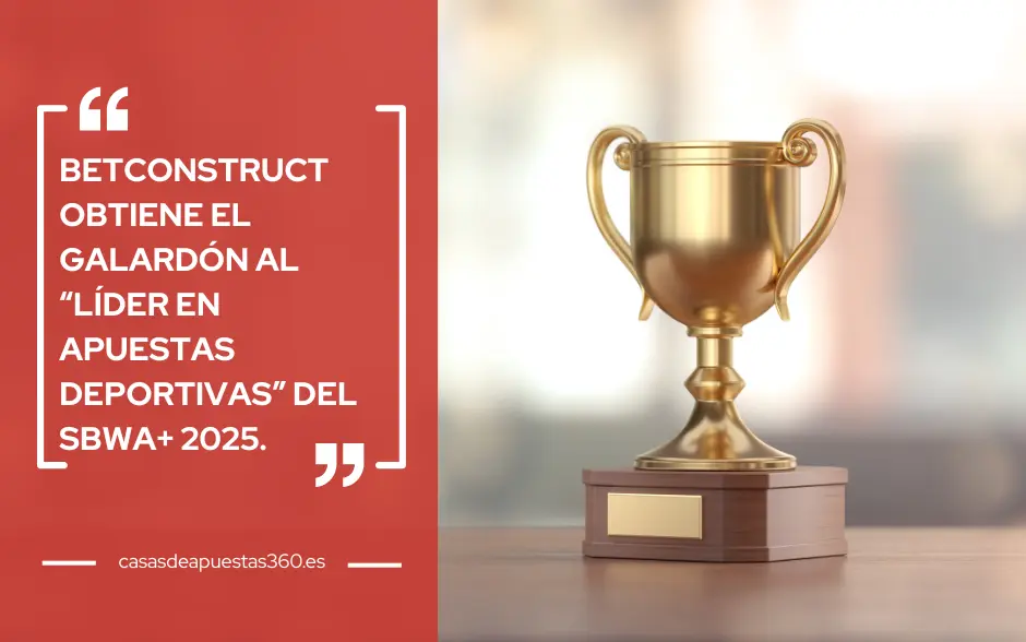 BetConstruct obtiene El galardón al “Líder en Apuestas Deportivas” del SBWA+ 2025.